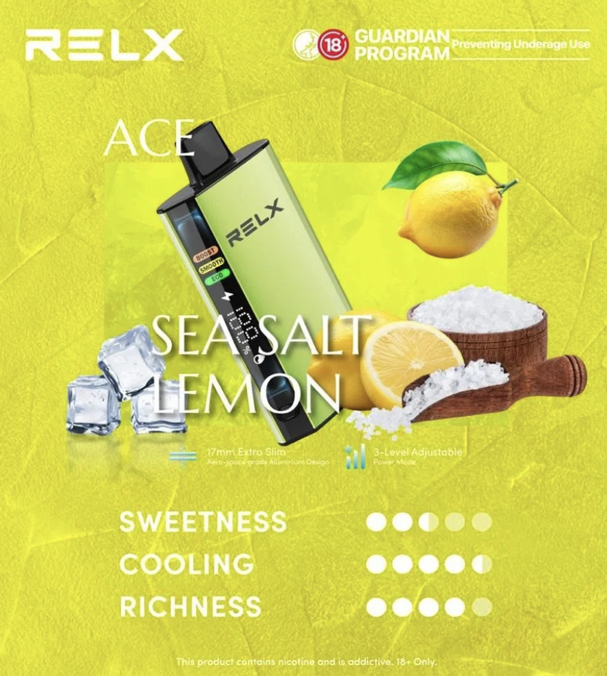 RELX悦刻ACE 30000口超大容量冰爽系列一次性电子烟